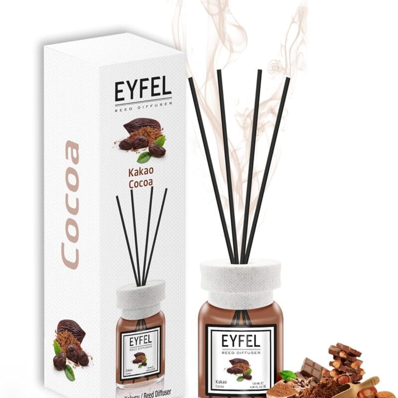 EYFEL Kakavos namų kvapas su lazdelėmis – 120 ml