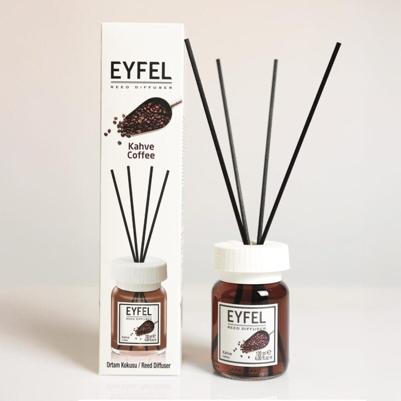 EYFEL Kavos namų kvapas su lazdelėmis – 120 ml