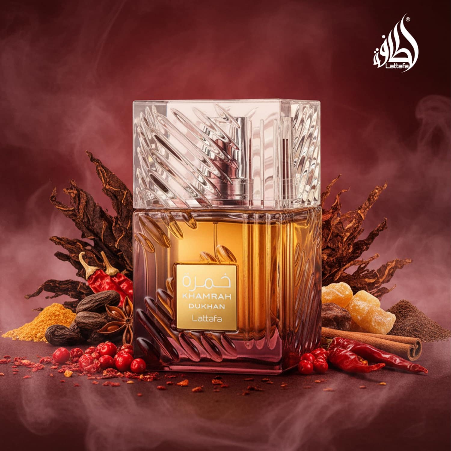 Lattafa Khamrah Dukhan - Unisex kvepalai 100ml EDP - Image 4