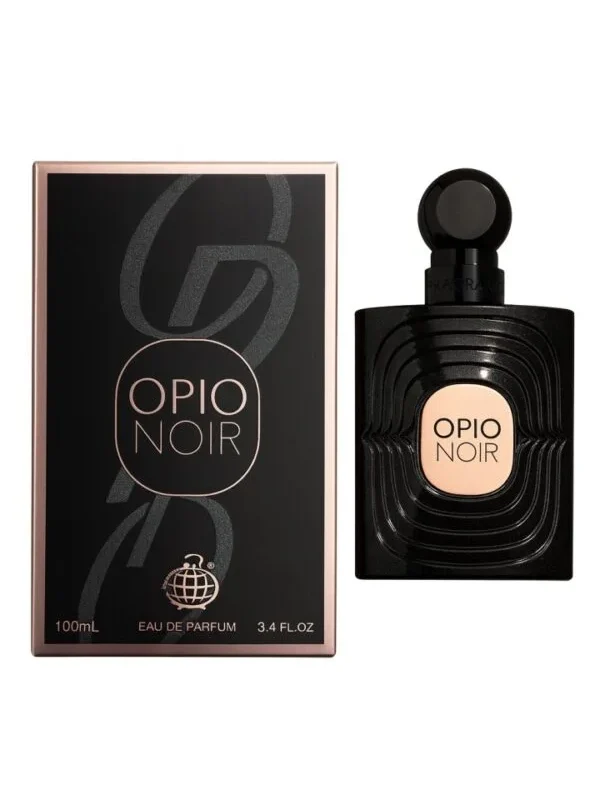 Fragrance World Opio Noir - moteriški kvepalai 100ml EDP (įkvėpti Yves Saint Laurent Black Opium)