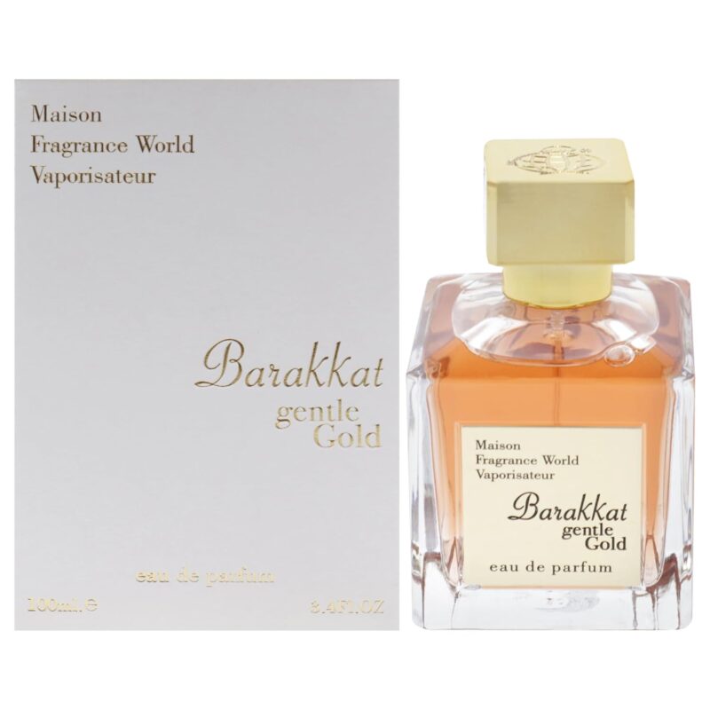 Fragrance World Barakkat Gentle Gold - Unisex kvepalai 100ml EDP (įkvėpti Maison Francis Kurkdjian Gentle - Fluidity Gold)