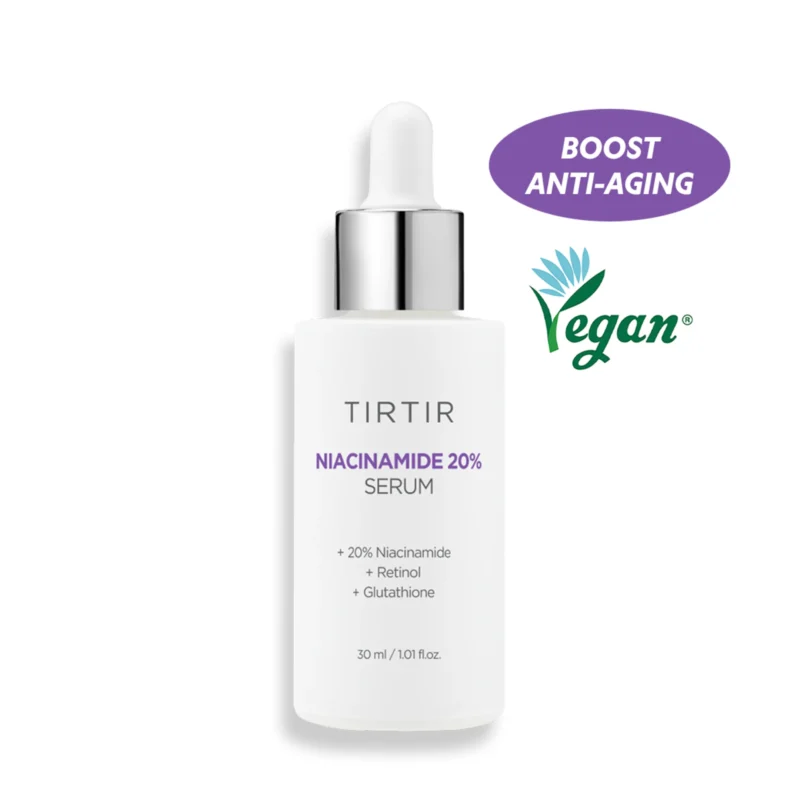 TirTir Niacinamide 20% - skaistinamasis serumas nuo raukšlių standinamojo poveikio