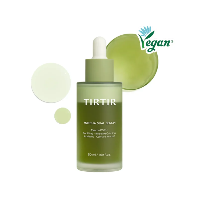 TIRTIR Matcha Dual raminamojo poveikio, intensyviai drėkinantis serumas 50ml