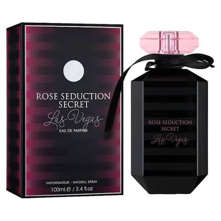 Fragrance World Rose Seduction Secret Las Vegas - kvepalai moterims 100ml EDP (įkvėpti Victoria’s Secret - Bombshell New York)