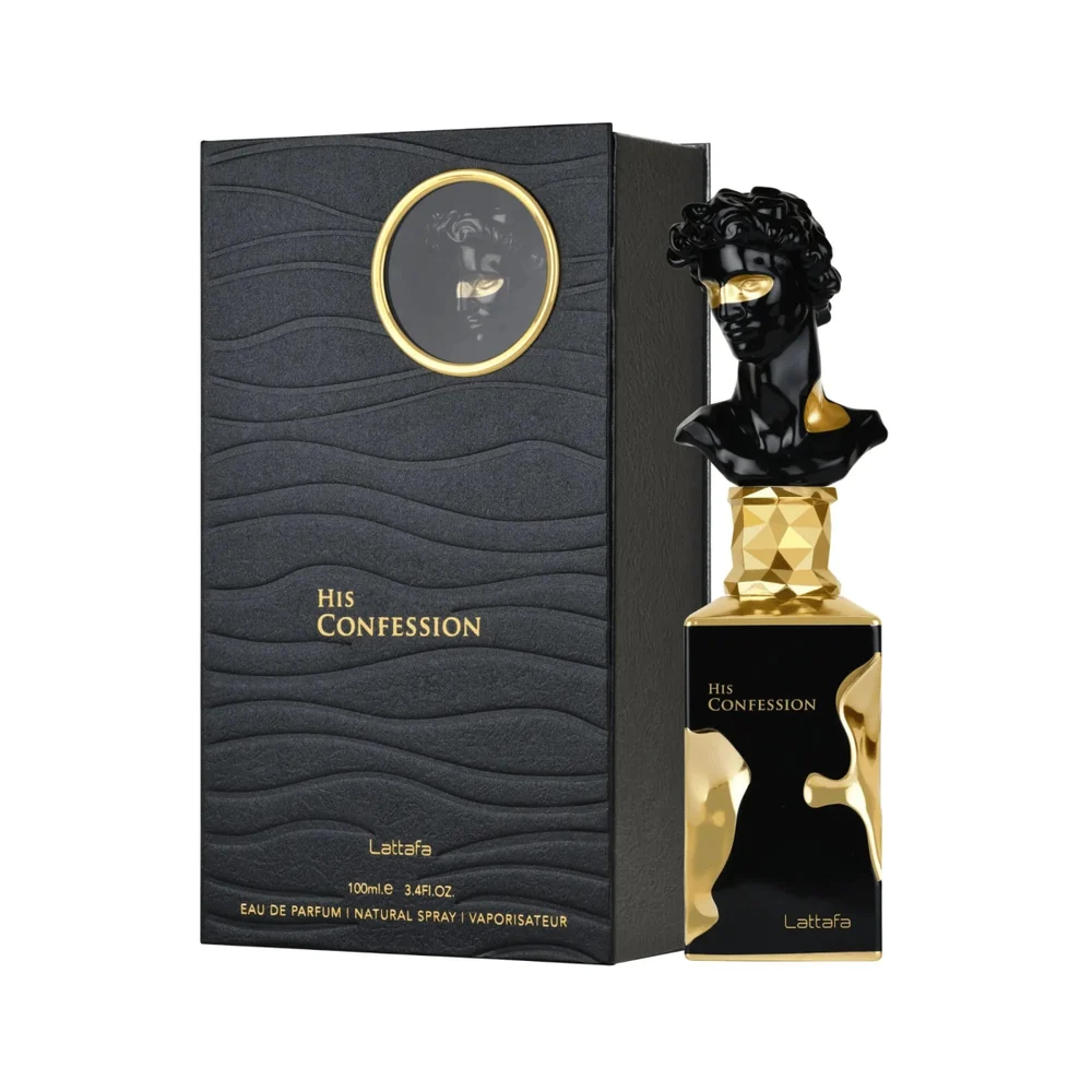 Lattafa His Confession - vyriški kvepalai 100ml EDP (įkvėpti Dior - Homme Intense)