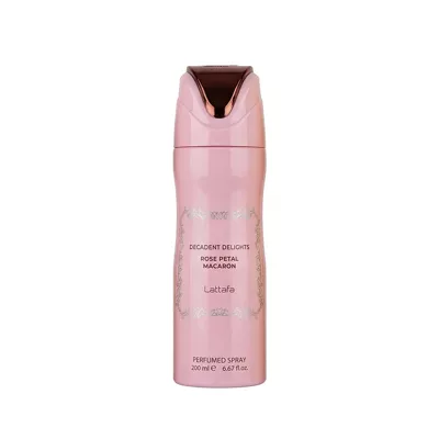 Lattafa Rose Petal Macaron - kūno purškiklis moterims 200ml